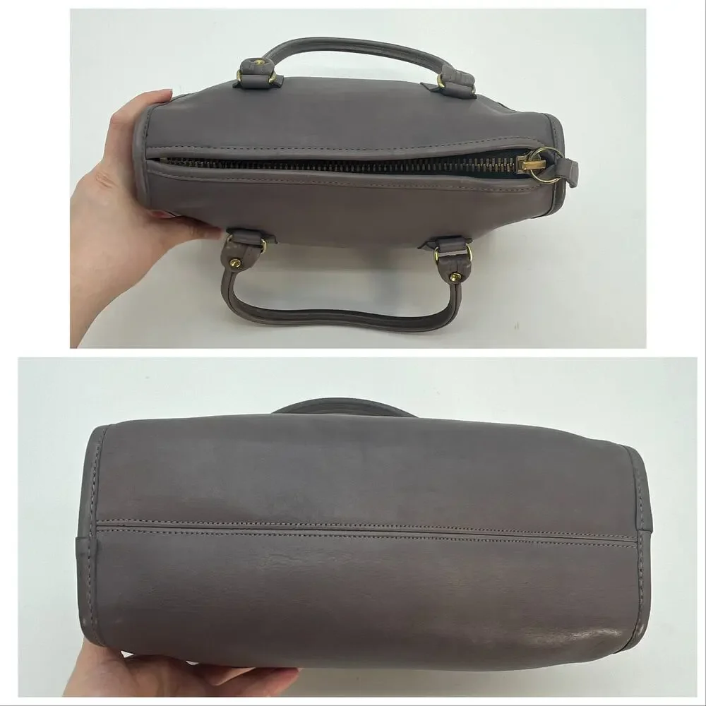 Vintage Coach NYC Madison Satchel 9725 Gray 1980s